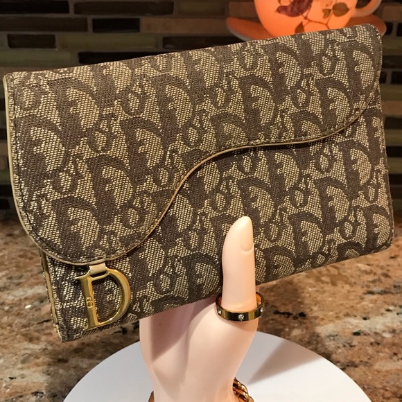 DIOR Signature Trotter Canvas/Leather Wallet 😍❤️‍🔥❤️ - Picture 8 of 17